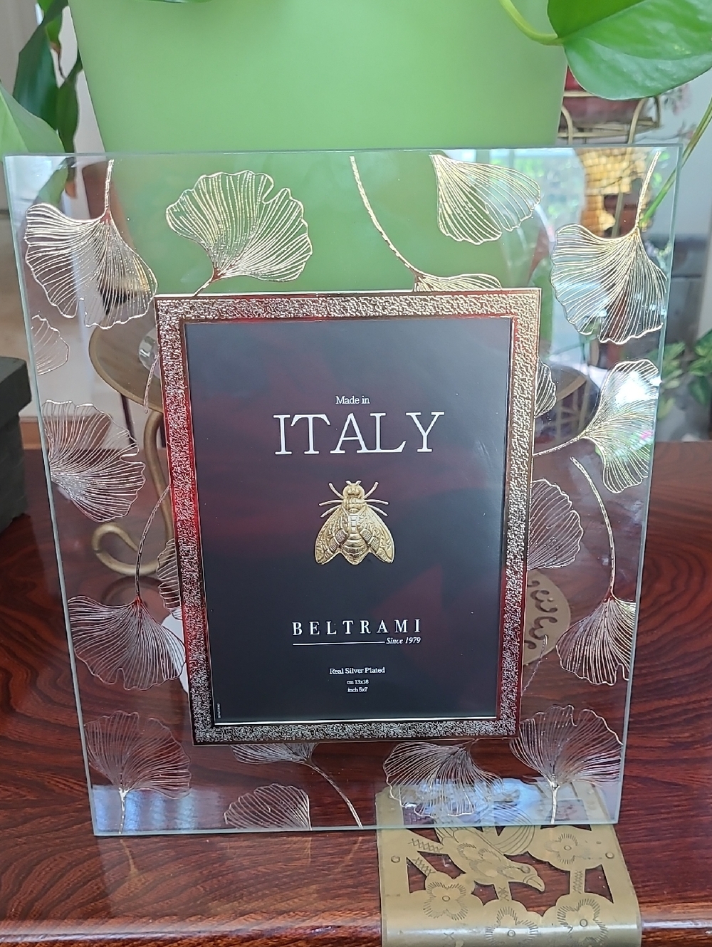 Decorative Italian Glass Frame